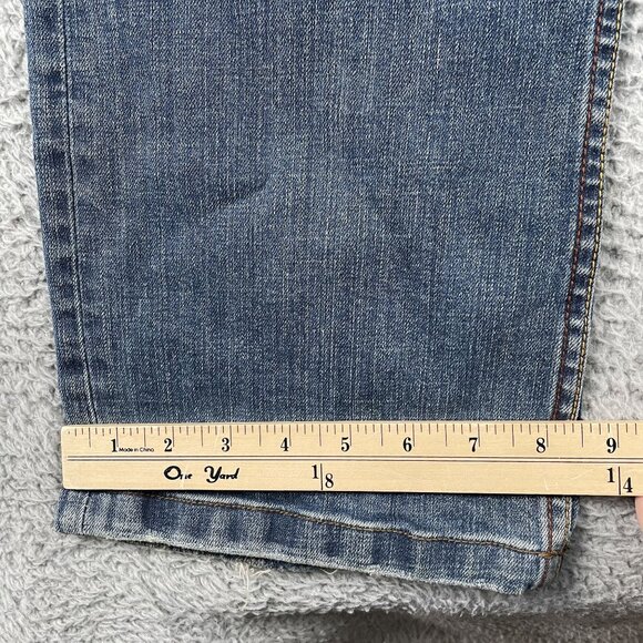 Armani Exchange Jeans Mens 34x34 Distressed Straight Leg Denim - Picture 9 of 11